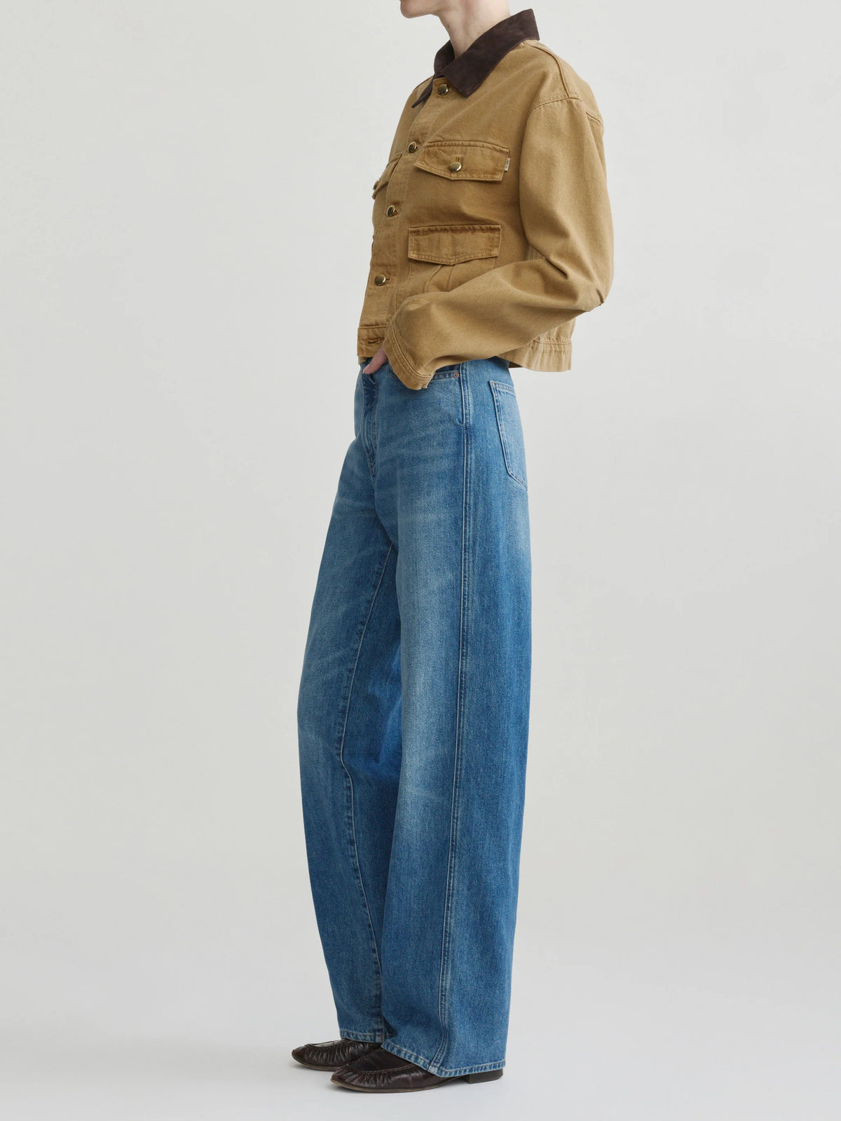 Kaylen Loose Straight High-Rise 32" Jeans