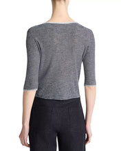 Load image into Gallery viewer, Microstripe V-Neck Cardigan