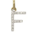 18" 14k Gold and Diamond Initial Necklace
