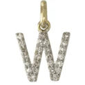 18" 14k Gold and Diamond Initial Necklace