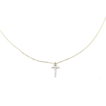 Load image into Gallery viewer, 18" 14k Gold and Diamond Initial Necklace