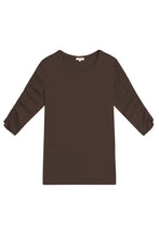 Load image into Gallery viewer, Ruched Half Sleeve Tee