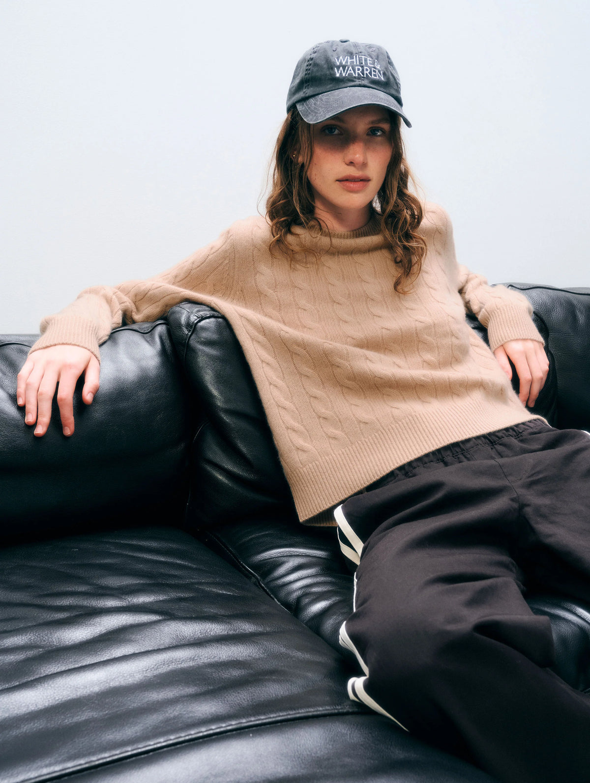 Cashmere Cable Crewneck