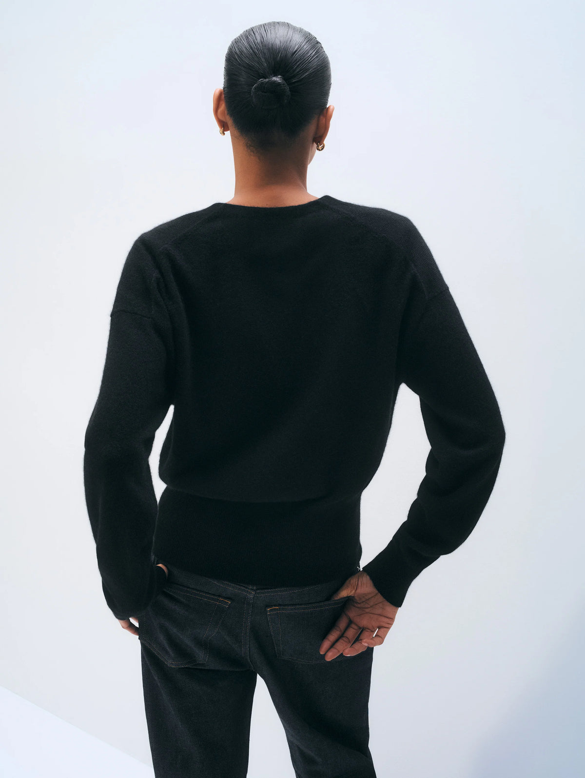 Cashmere Deep V Cardigan