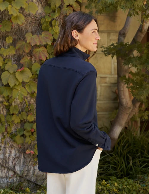 Eileen Sweatshirt Button Up