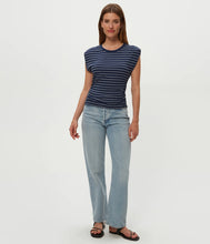Load image into Gallery viewer, Joni Crew Neck Shoulder Top