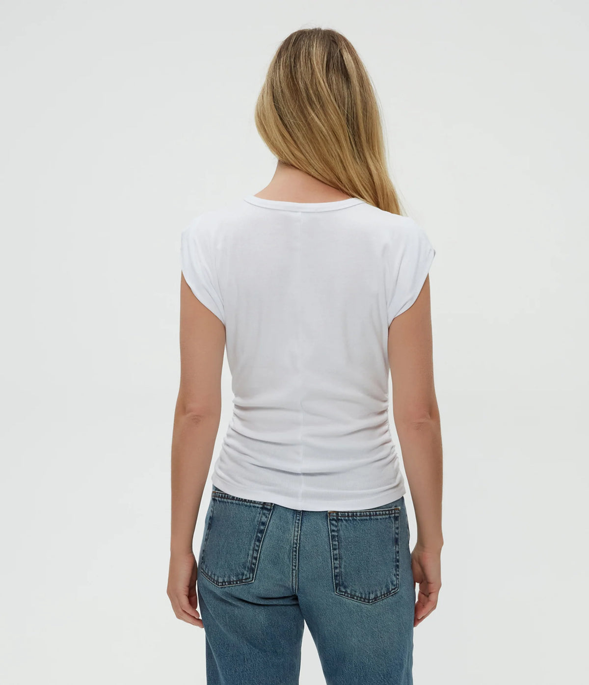 Joni Crew Neck Shoulder Top