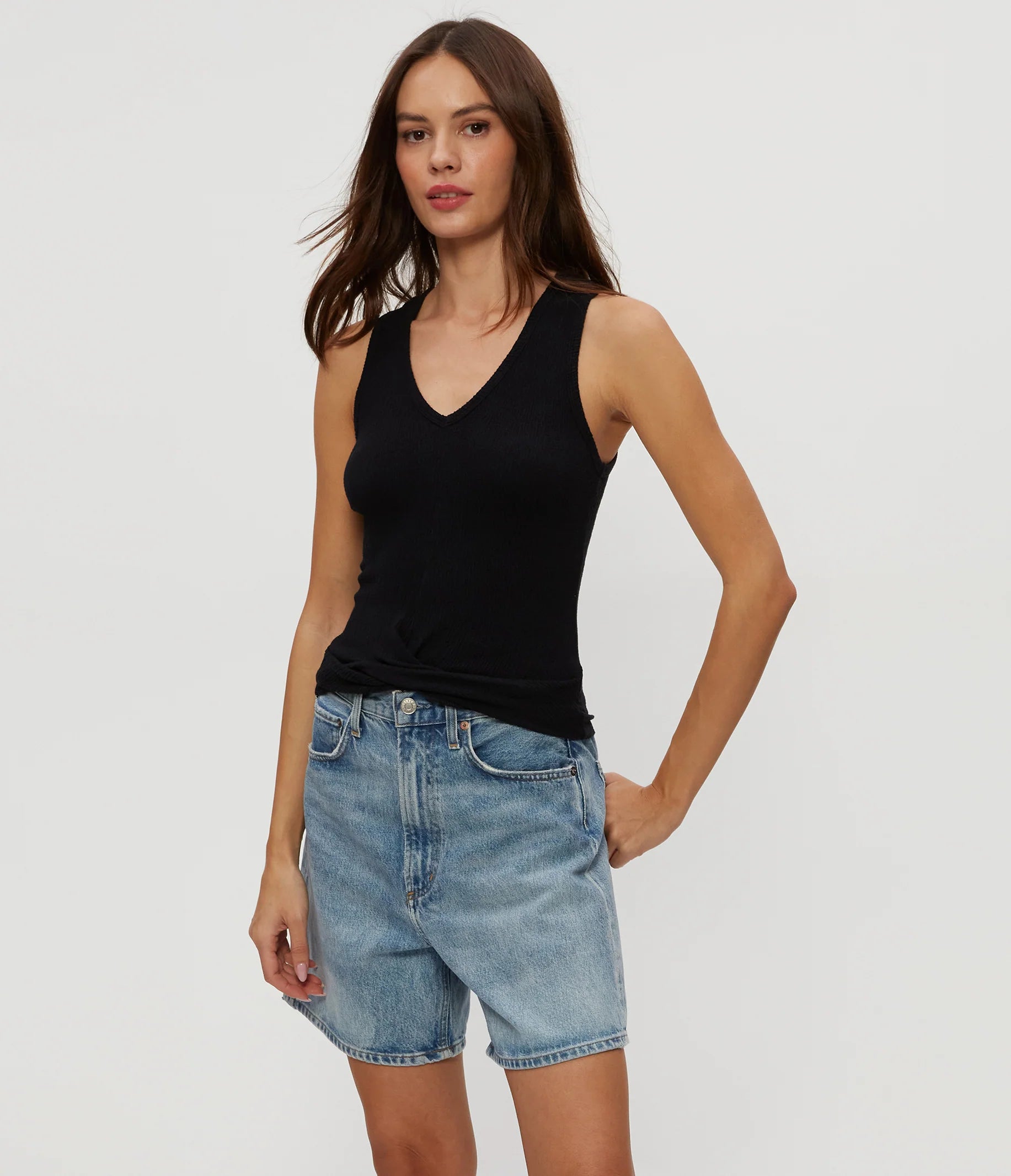 Maggie Wrap Crop Tank