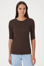 Load image into Gallery viewer, Ruched Half Sleeve Tee
