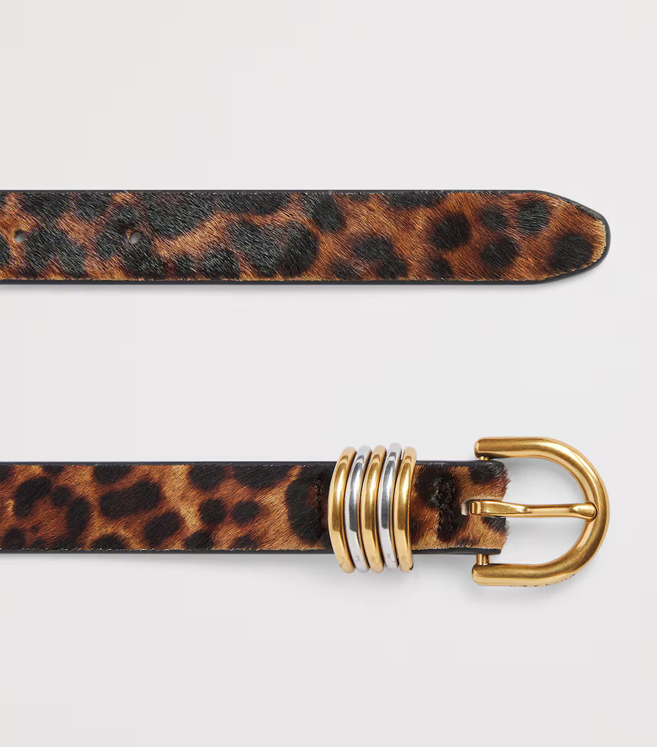 Sasha Calf Hair Belt
