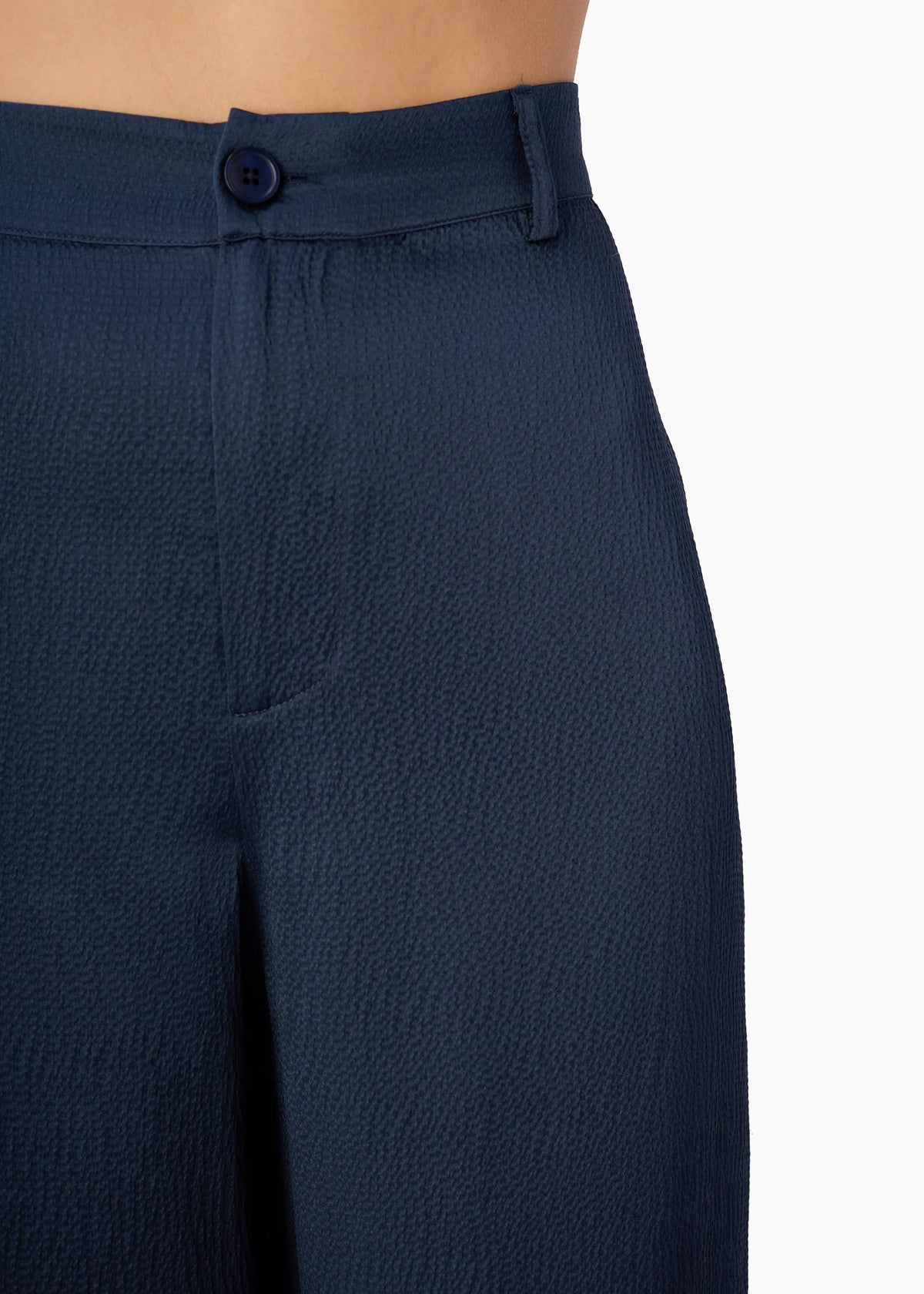 Kyley High Rise Hammered Silk Pant