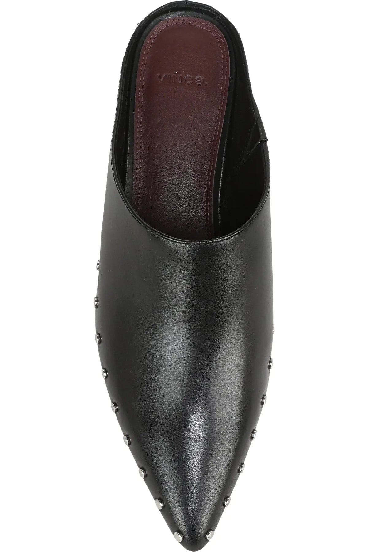 August Studded Leather Clog/Mule