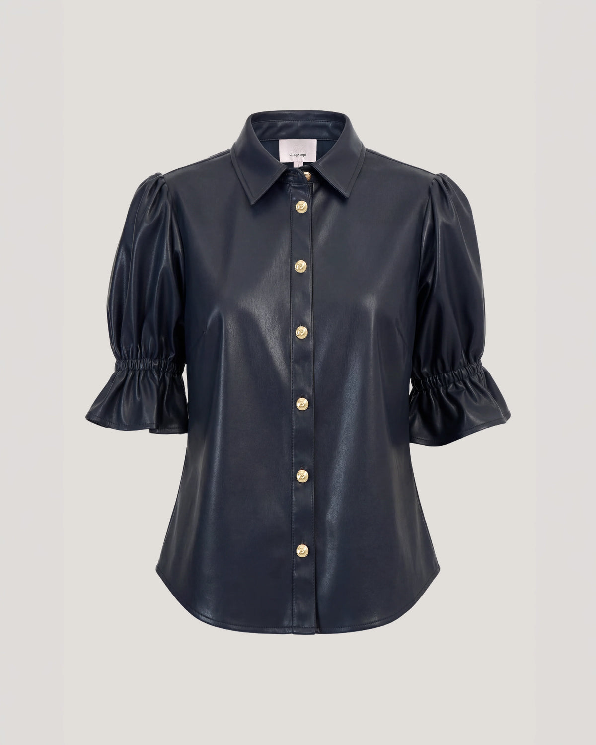 Lite Vegan Leather Fiona Top