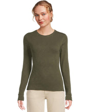 Load image into Gallery viewer, Rib Slub Long Sleeve Crew