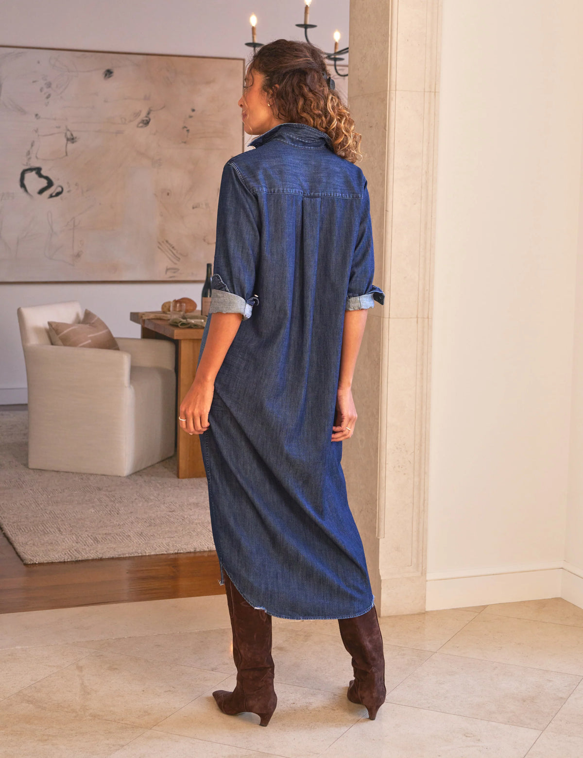 Rory Maxi Shirtdress
