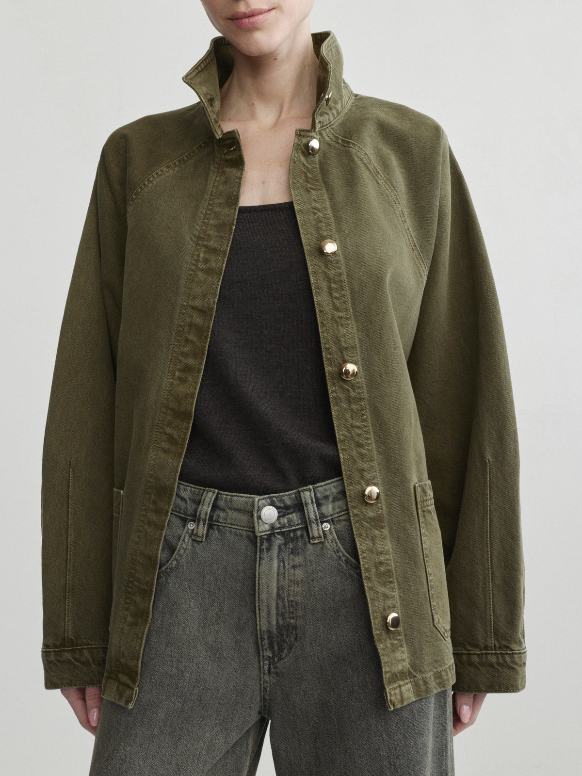 Shiloh Raglan Sleeve Denim Jacket