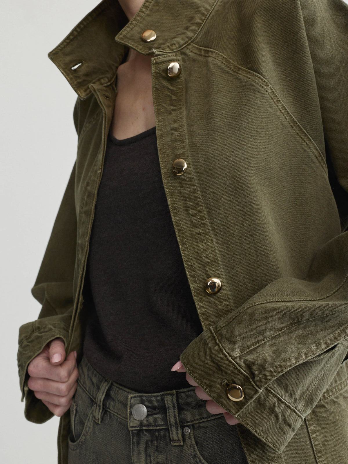 Shiloh Raglan Sleeve Denim Jacket