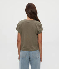 Load image into Gallery viewer, Harlan Cropped V-Neck Tee