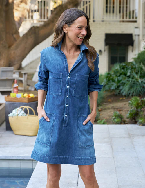 Ireland Dress Light Denim