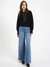 Load image into Gallery viewer, Hilary Rhinestone Drawstring Cashmere Hoodie