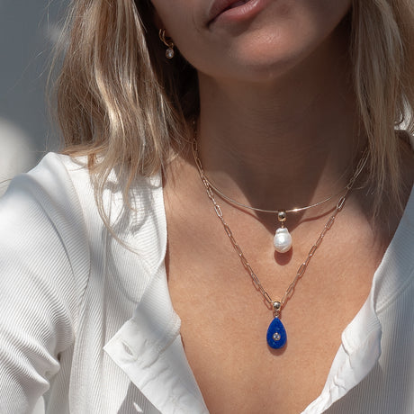 Talia Pearl Bail Charm