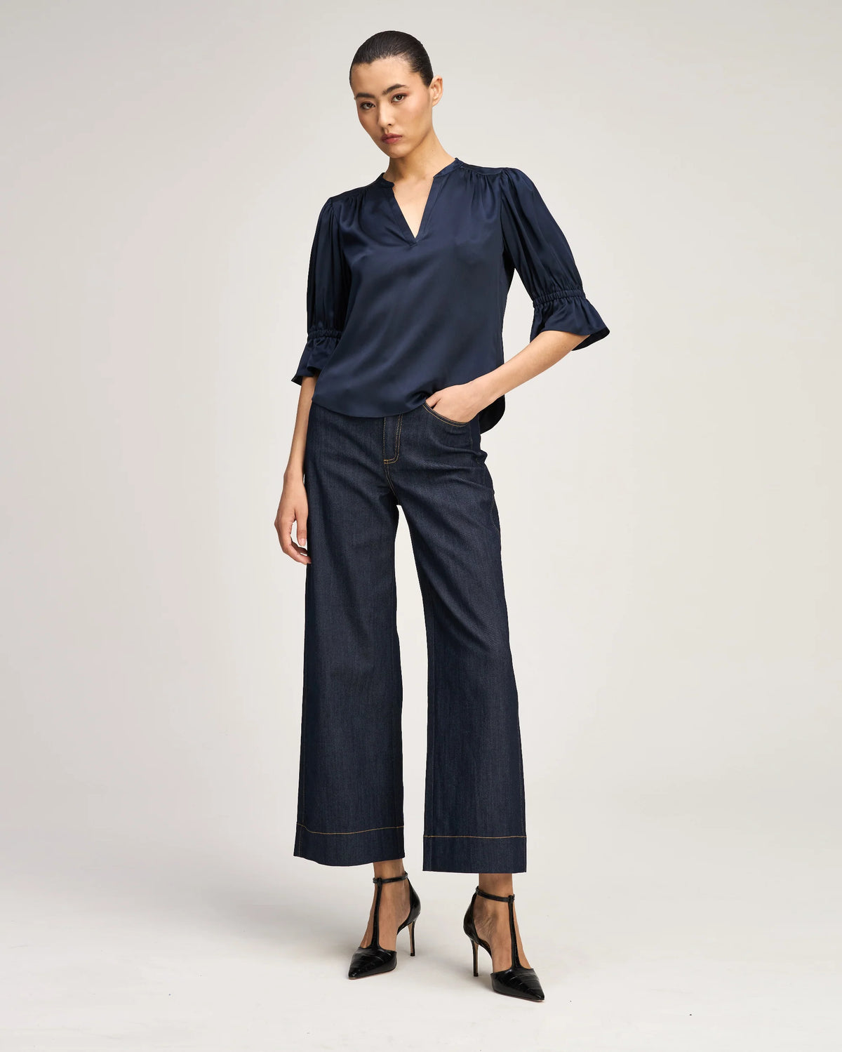 Split Neck Fiona Top