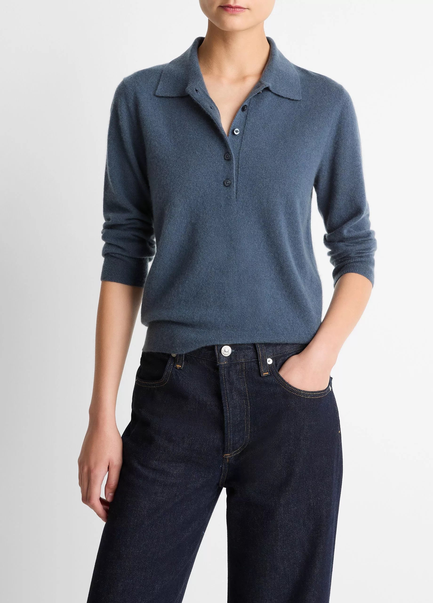 Cashmere Mulberry Silk Polo