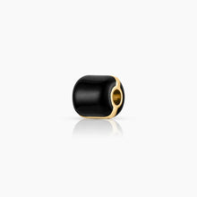 Load image into Gallery viewer, Celine Black Enamel Bead Charm