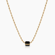 Load image into Gallery viewer, Celine Black Enamel Bead Charm