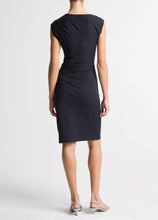 Load image into Gallery viewer, Cotton Twist-Drape Dress