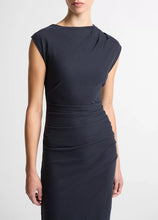 Load image into Gallery viewer, Cotton Twist-Drape Dress