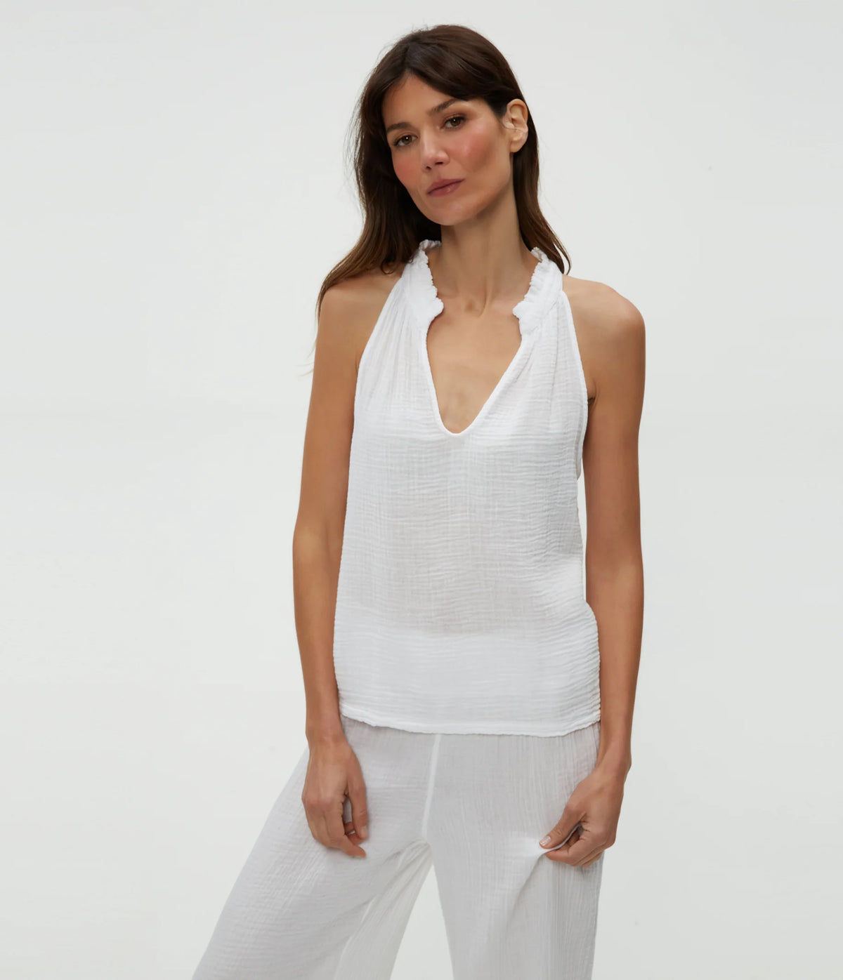 Viola Split Neck Tank