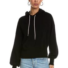 Load image into Gallery viewer, Hilary Rhinestone Drawstring Cashmere Hoodie