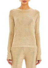 Load image into Gallery viewer, Hana Metallic Knit Top