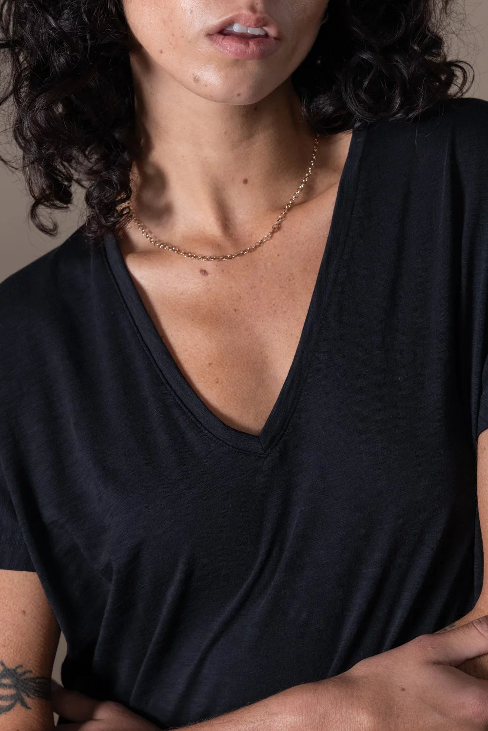 Esmee V-Neck Short Sleeve Top