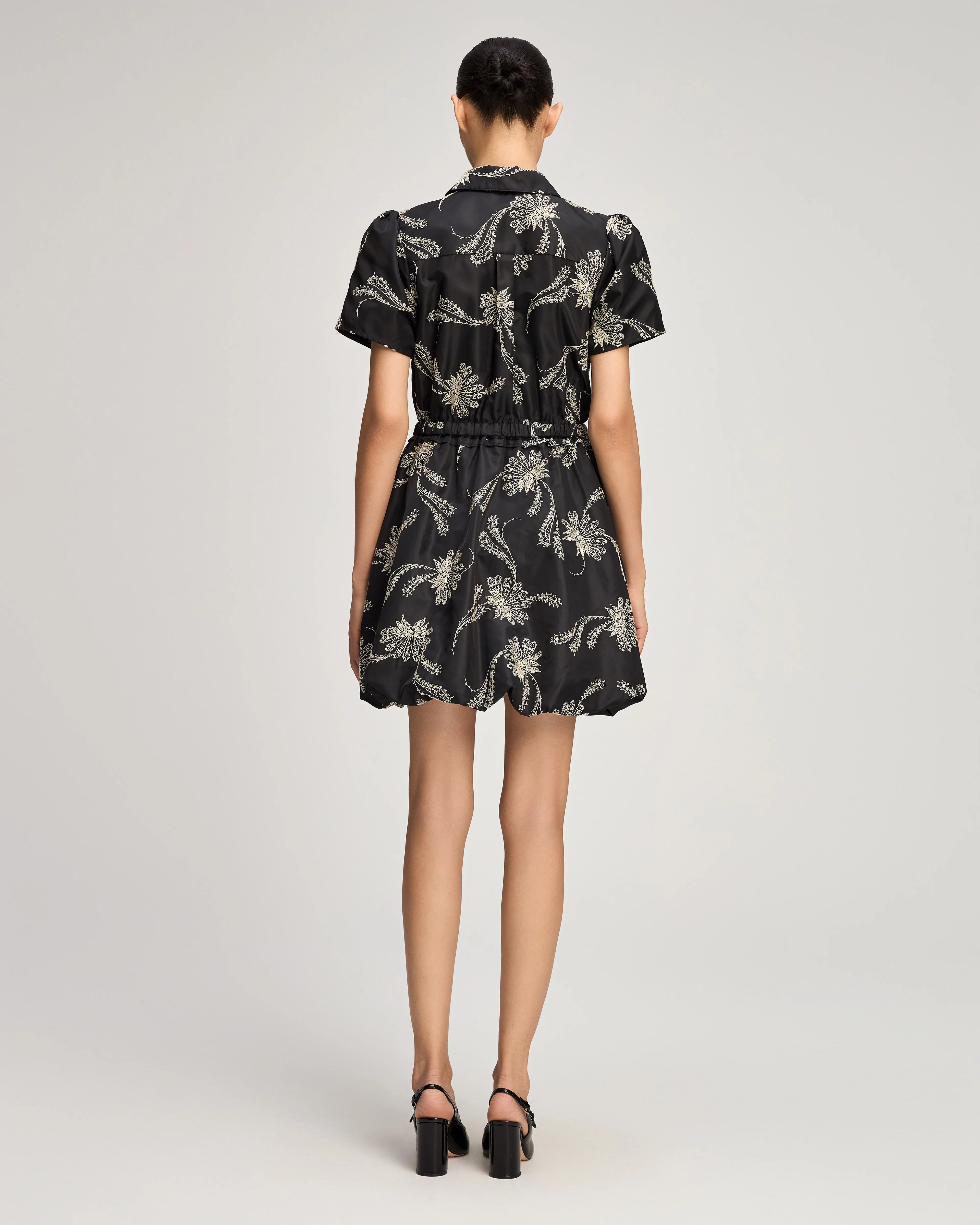 Paisley Fan Embroidered Ophelie Dress