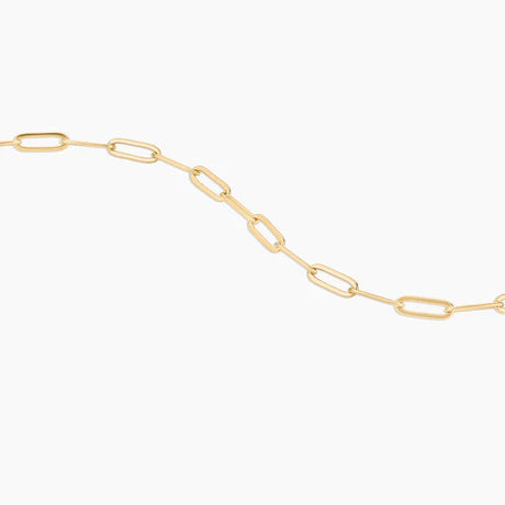 Astra Pavé Paperclip Necklace