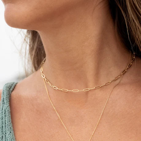 Finn Paperclip Necklace