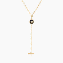 Load image into Gallery viewer, Florence Black Enamel Charm