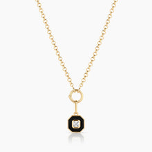 Load image into Gallery viewer, Florence Black Enamel Charm