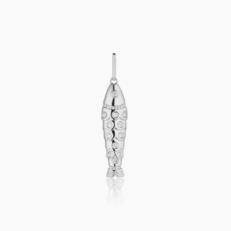 Goldie Pave Fish Charm
