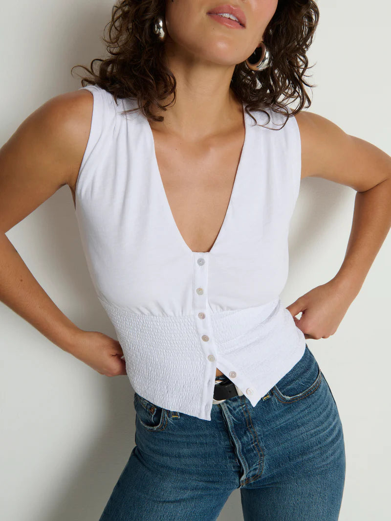 Hali Button Up Tank