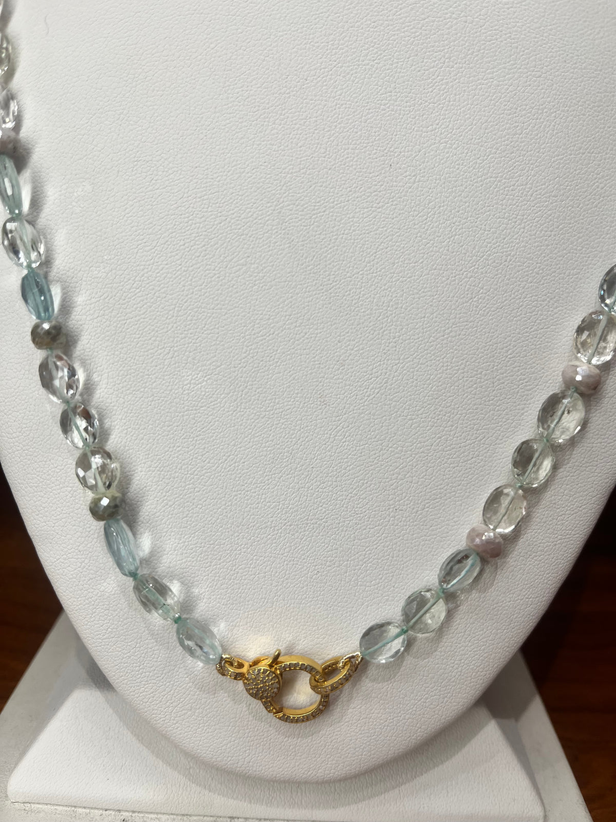 Blue Iris Long Necklace
