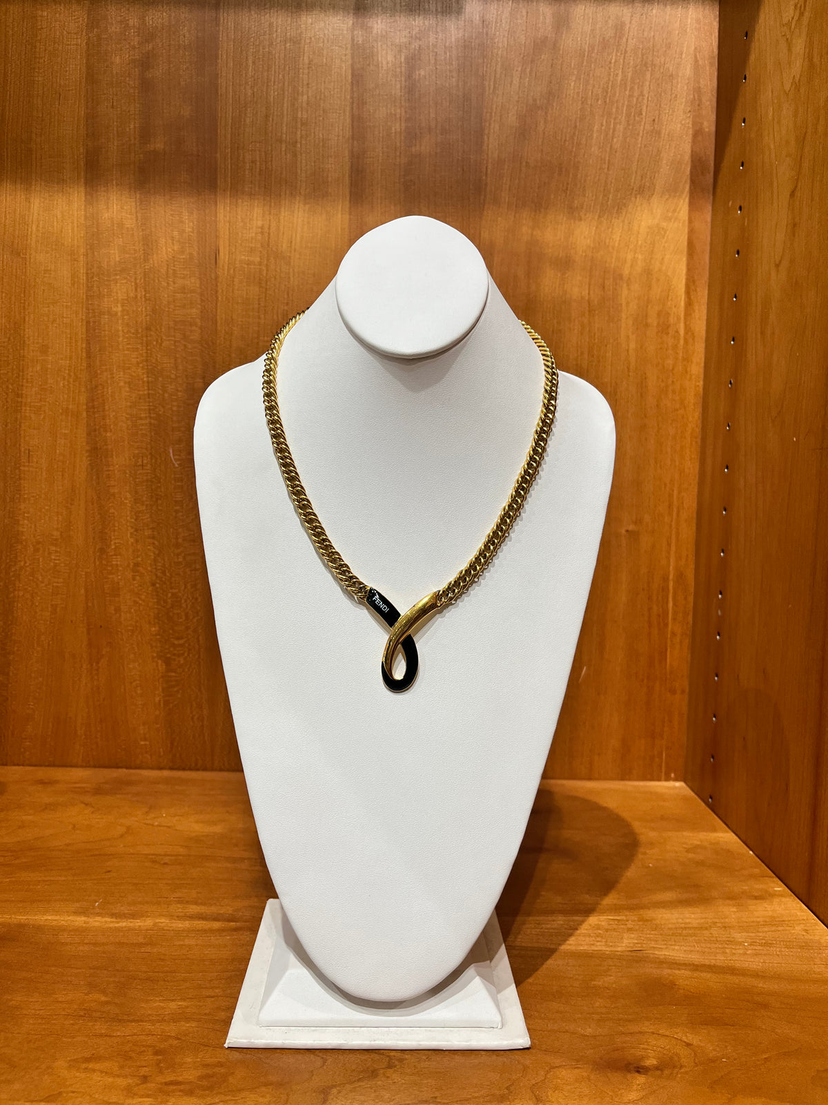 Fendi Gold Chain Necklace