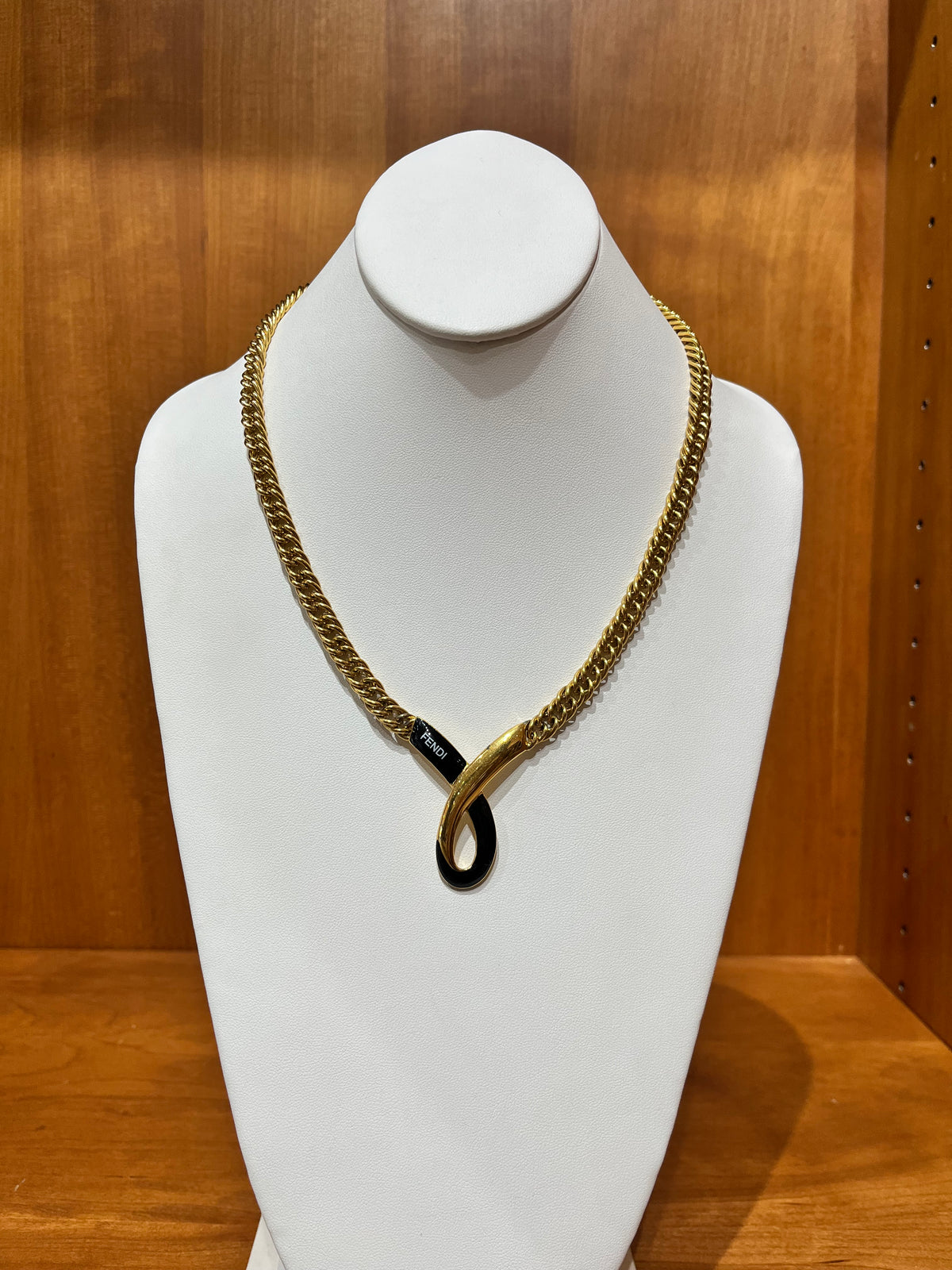 Fendi Gold Chain Necklace