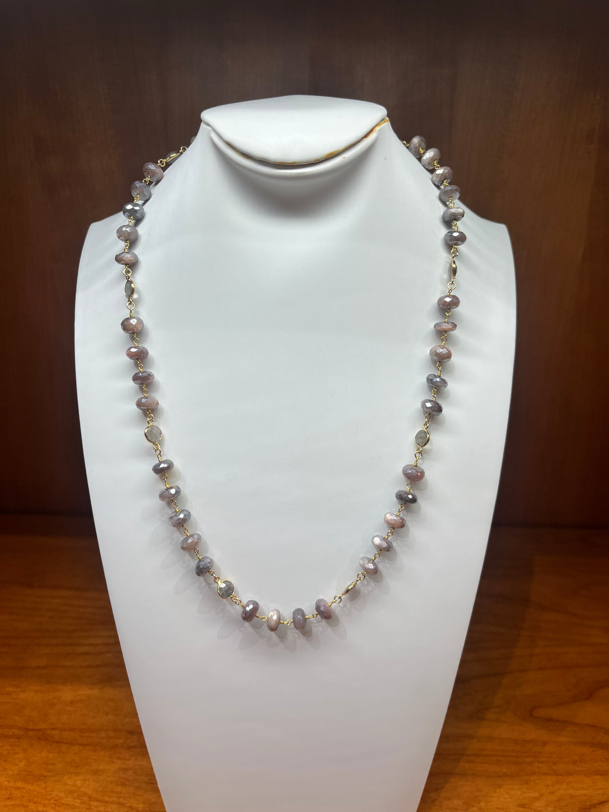 Big Moonstone GG Necklace