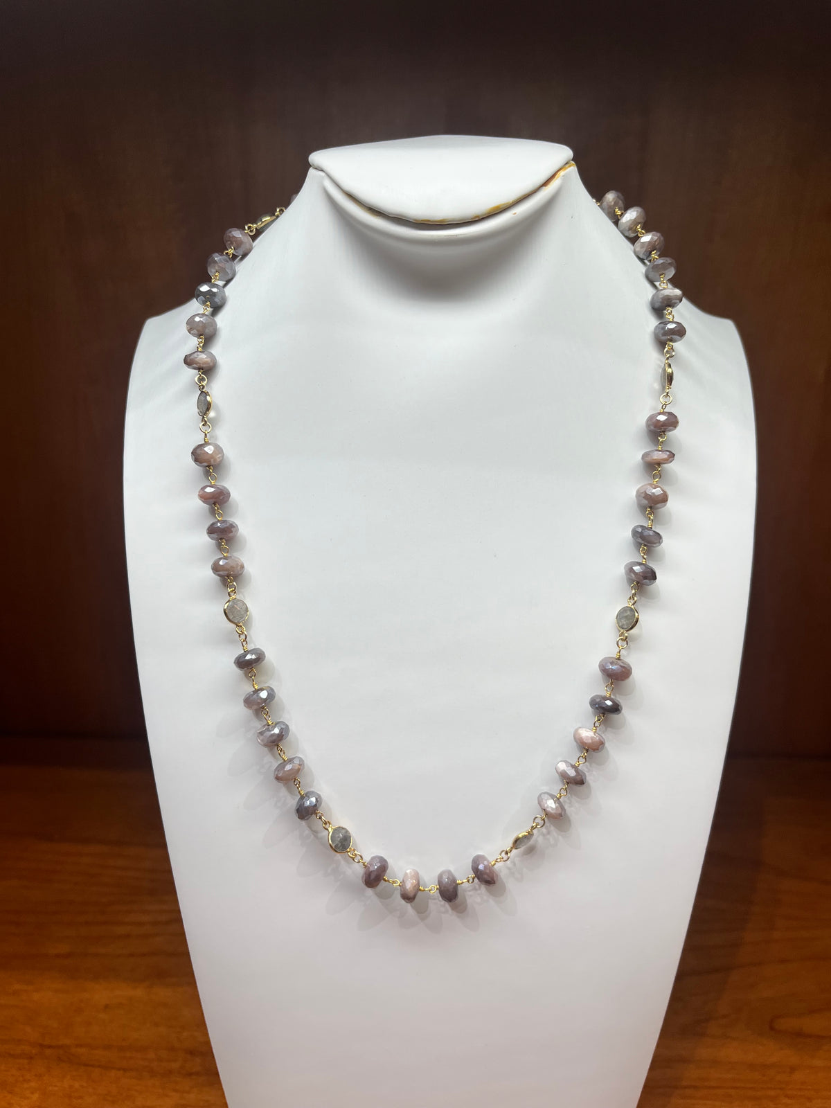 Big Moonstone GG Necklace