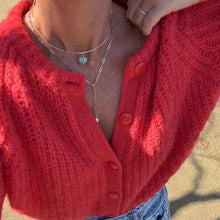 Load image into Gallery viewer, Lea Pearl Lariat Necklace