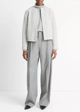 Load image into Gallery viewer, Double Wool Collarless Jacket