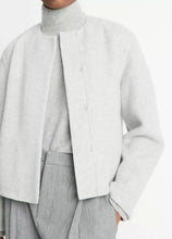 Load image into Gallery viewer, Double Wool Collarless Jacket